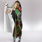 Custom NRL Panthers NAIDOC Week Hooded Blanket Keep The Fire Burning Indigenous Art