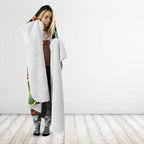 Custom NRL Panthers NAIDOC Week Hooded Blanket Keep The Fire Burning Indigenous Art