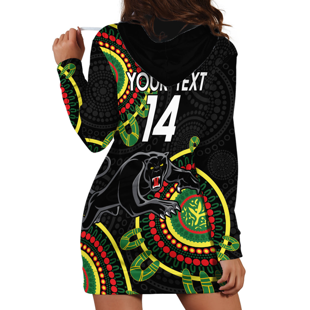 Custom NRL Panthers NAIDOC Week Hoodie Dress Keep The Fire Burning Indigenous Art