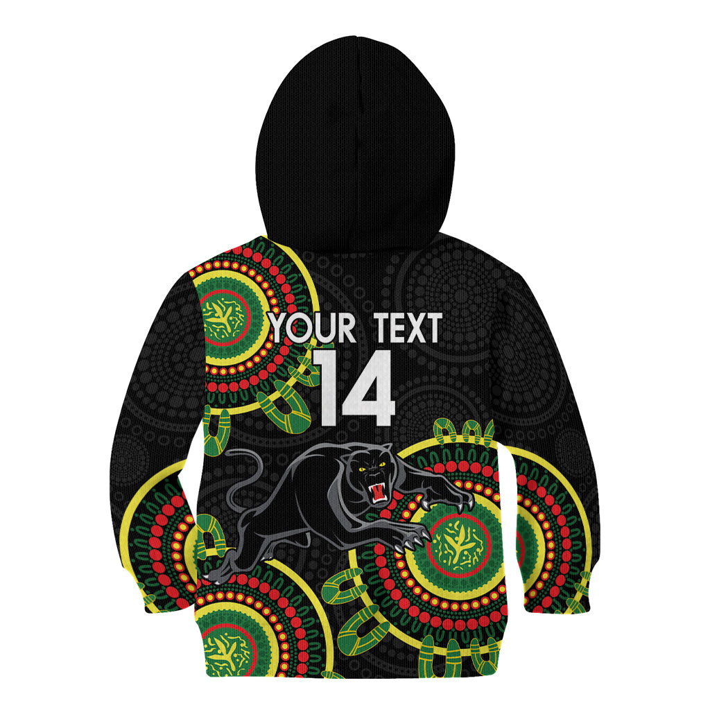 Custom NRL Panthers NAIDOC Week Kid Hoodie Keep The Fire Burning Indigenous Art