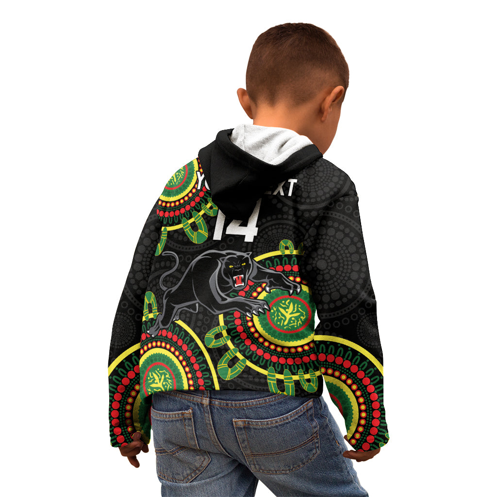 Custom NRL Panthers NAIDOC Week Kid Hoodie Keep The Fire Burning Indigenous Art