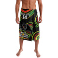 Custom NRL Panthers NAIDOC Week Lavalava Keep The Fire Burning Indigenous Art