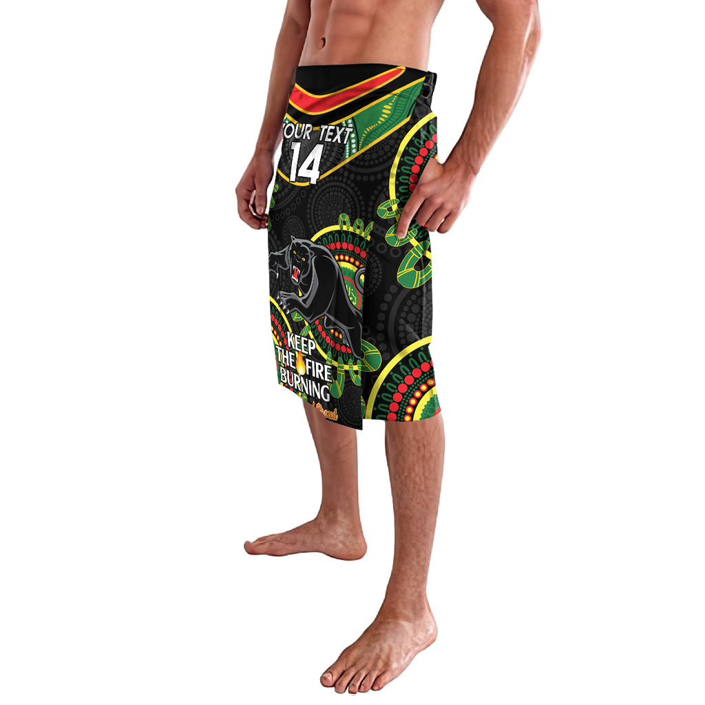 Custom NRL Panthers NAIDOC Week Lavalava Keep The Fire Burning Indigenous Art