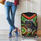 Custom NRL Panthers NAIDOC Week Luggage Cover Keep The Fire Burning Indigenous Art