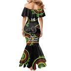Custom NRL Panthers NAIDOC Week Mermaid Dress Keep The Fire Burning Indigenous Art