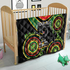 Custom NRL Panthers NAIDOC Week Quilt Keep The Fire Burning Indigenous Art