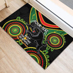 Custom NRL Panthers NAIDOC Week Rubber Doormat Keep The Fire Burning Indigenous Art