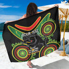 Custom NRL Panthers NAIDOC Week Sarong Keep The Fire Burning Indigenous Art