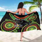 Custom NRL Panthers NAIDOC Week Sarong Keep The Fire Burning Indigenous Art