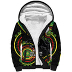 Custom NRL Panthers NAIDOC Week Sherpa Hoodie Keep The Fire Burning Indigenous Art