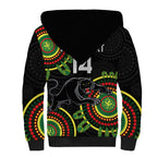 Custom NRL Panthers NAIDOC Week Sherpa Hoodie Keep The Fire Burning Indigenous Art