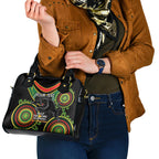 Custom NRL Panthers NAIDOC Week Shoulder Handbag Keep The Fire Burning Indigenous Art