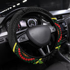 NRL Panthers NAIDOC Week Steering Wheel Cover Keep The Fire Burning Indigenous Art