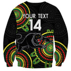 Custom NRL Panthers NAIDOC Week Sweatshirt Keep The Fire Burning Indigenous Art