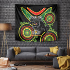 Custom NRL Panthers NAIDOC Week Tapestry Keep The Fire Burning Indigenous Art