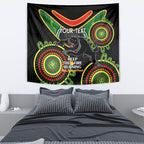 Custom NRL Panthers NAIDOC Week Tapestry Keep The Fire Burning Indigenous Art
