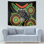 Custom NRL Panthers NAIDOC Week Tapestry Keep The Fire Burning Indigenous Art