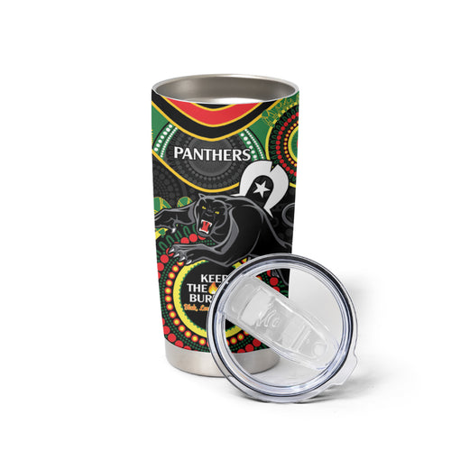 NRL Panthers NAIDOC Week Tumbler Cup Keep The Fire Burning Indigenous Art