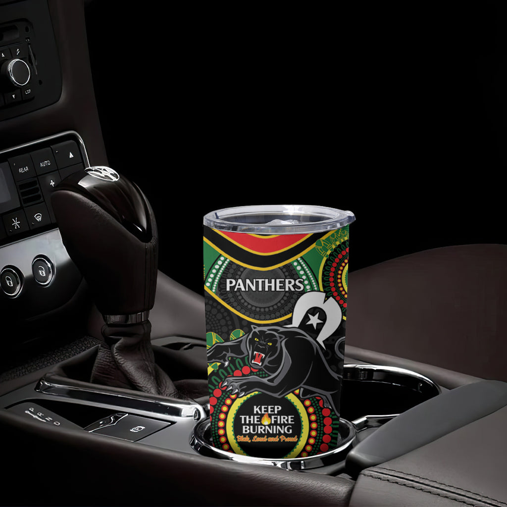 NRL Panthers NAIDOC Week Tumbler Cup Keep The Fire Burning Indigenous Art