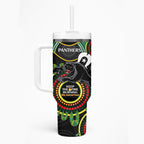 NRL Panthers NAIDOC Week Tumbler With Handle Keep The Fire Burning Indigenous Art