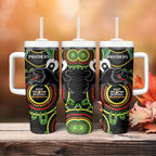 NRL Panthers NAIDOC Week Tumbler With Handle Keep The Fire Burning Indigenous Art