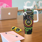 NRL Panthers NAIDOC Week Tumbler With Handle Keep The Fire Burning Indigenous Art