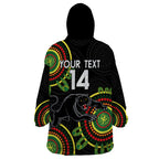 Custom NRL Panthers NAIDOC Week Wearable Blanket Hoodie Keep The Fire Burning Indigenous Art