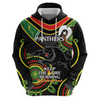 Custom NRL Panthers NAIDOC Week Zip Hoodie Keep The Fire Burning Indigenous Art
