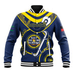 Custom NRL Cowboys NAIDOC Week Baseball Jacket Keep The Fire Burning Indigenous Art
