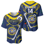 Custom NRL Cowboys NAIDOC Week Baseball Jersey Keep The Fire Burning Indigenous Art