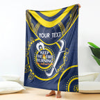 Custom NRL Cowboys NAIDOC Week Blanket Keep The Fire Burning Indigenous Art