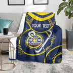 Custom NRL Cowboys NAIDOC Week Blanket Keep The Fire Burning Indigenous Art