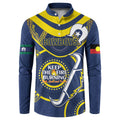 Custom NRL Cowboys NAIDOC Week Button Sweatshirt Keep The Fire Burning Indigenous Art