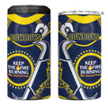 NRL Cowboys NAIDOC Week 4 in 1 Can Cooler Tumbler Keep The Fire Burning Indigenous Art