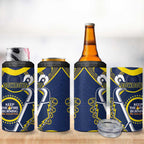 NRL Cowboys NAIDOC Week 4 in 1 Can Cooler Tumbler Keep The Fire Burning Indigenous Art