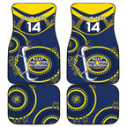 Custom NRL Cowboys NAIDOC Week Car Mats Keep The Fire Burning Indigenous Art