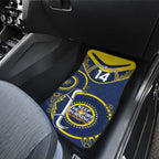 Custom NRL Cowboys NAIDOC Week Car Mats Keep The Fire Burning Indigenous Art