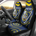 Custom NRL Cowboys NAIDOC Week Car Seat Cover Keep The Fire Burning Indigenous Art