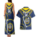 Custom NRL Cowboys NAIDOC Week Couples Matching Tank Maxi Dress and Hawaiian Shirt Keep The Fire Burning Indigenous Art