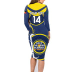 Custom NRL Cowboys NAIDOC Week Family Matching Long Sleeve Bodycon Dress and Hawaiian Shirt Keep The Fire Burning Indigenous Art
