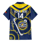 Custom NRL Cowboys NAIDOC Week Family Matching Mermaid Dress and Hawaiian Shirt Keep The Fire Burning Indigenous Art