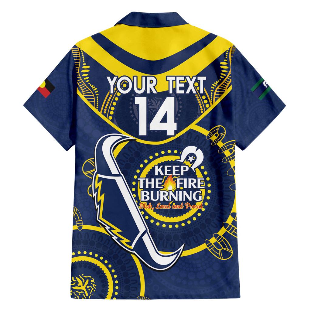 Custom NRL Cowboys NAIDOC Week Family Matching Off Shoulder Maxi Dress and Hawaiian Shirt Keep The Fire Burning Indigenous Art