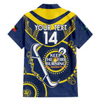 Custom NRL Cowboys NAIDOC Week Family Matching Short Sleeve Bodycon Dress and Hawaiian Shirt Keep The Fire Burning Indigenous Art