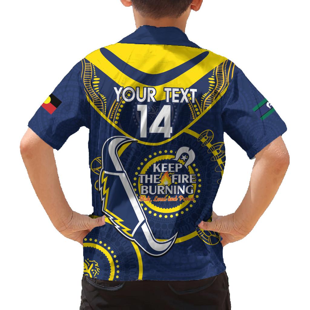 Custom NRL Cowboys NAIDOC Week Family Matching Summer Maxi Dress and Hawaiian Shirt Keep The Fire Burning Indigenous Art