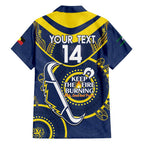 Custom NRL Cowboys NAIDOC Week Family Matching Tank Maxi Dress and Hawaiian Shirt Keep The Fire Burning Indigenous Art