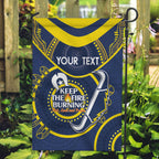 Custom NRL Cowboys NAIDOC Week Garden Flag Keep The Fire Burning Indigenous Art