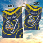 Custom NRL Cowboys NAIDOC Week Garden Flag Keep The Fire Burning Indigenous Art