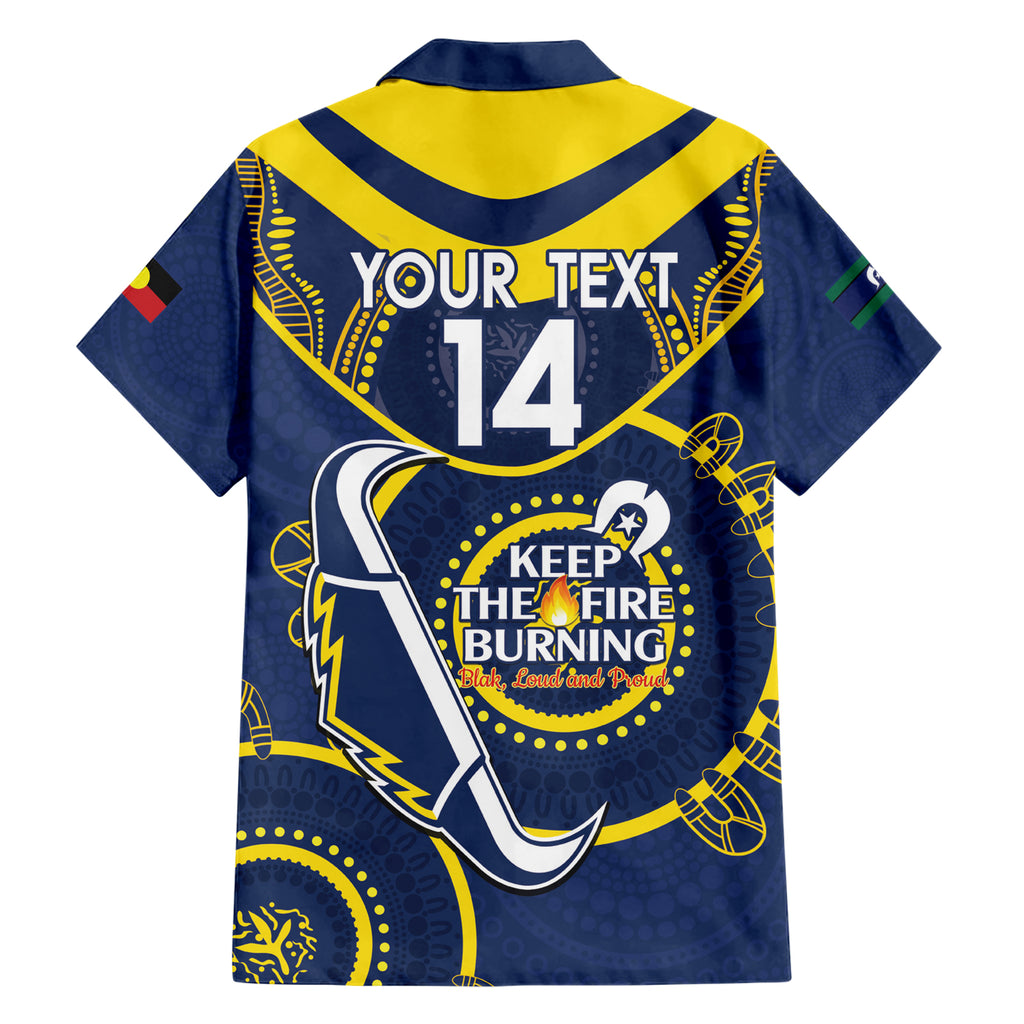 Custom NRL Cowboys NAIDOC Week Hawaiian Shirt Keep The Fire Burning Indigenous Art