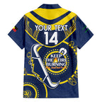 Custom NRL Cowboys NAIDOC Week Hawaiian Shirt Keep The Fire Burning Indigenous Art
