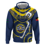 Custom NRL Cowboys NAIDOC Week Hoodie Keep The Fire Burning Indigenous Art